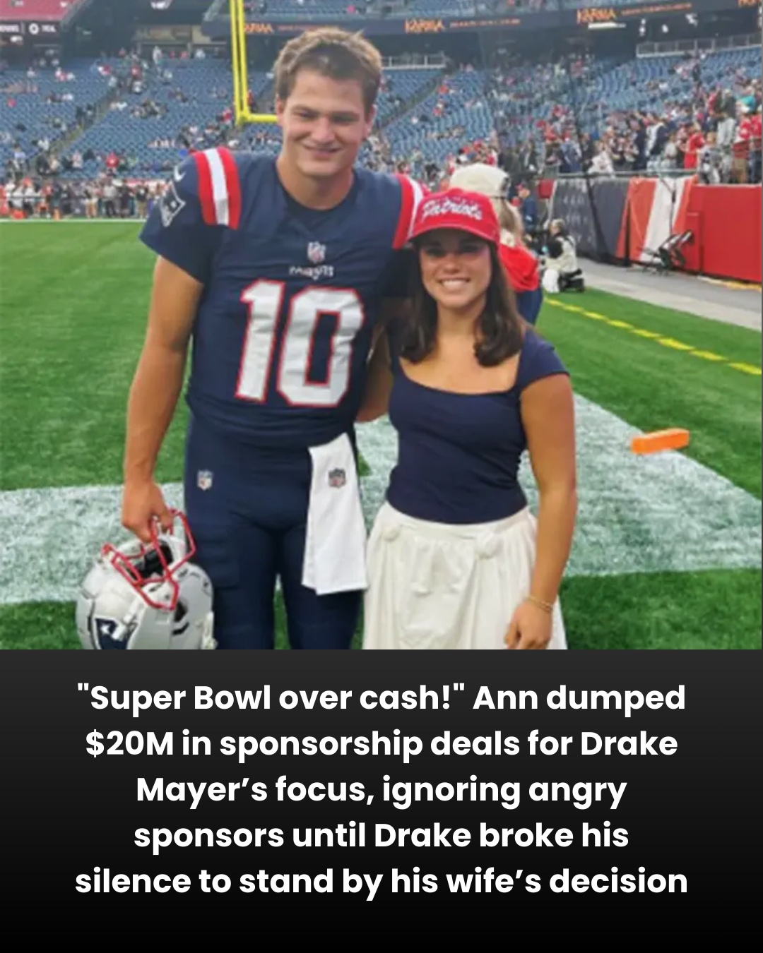 “Super Bowl over cash!” Ann dumped $20M in sponsorship deals for Drake Mayer’s focus, ignoring angry sponsors until Drake broke his silence to stand by his wife’s decision