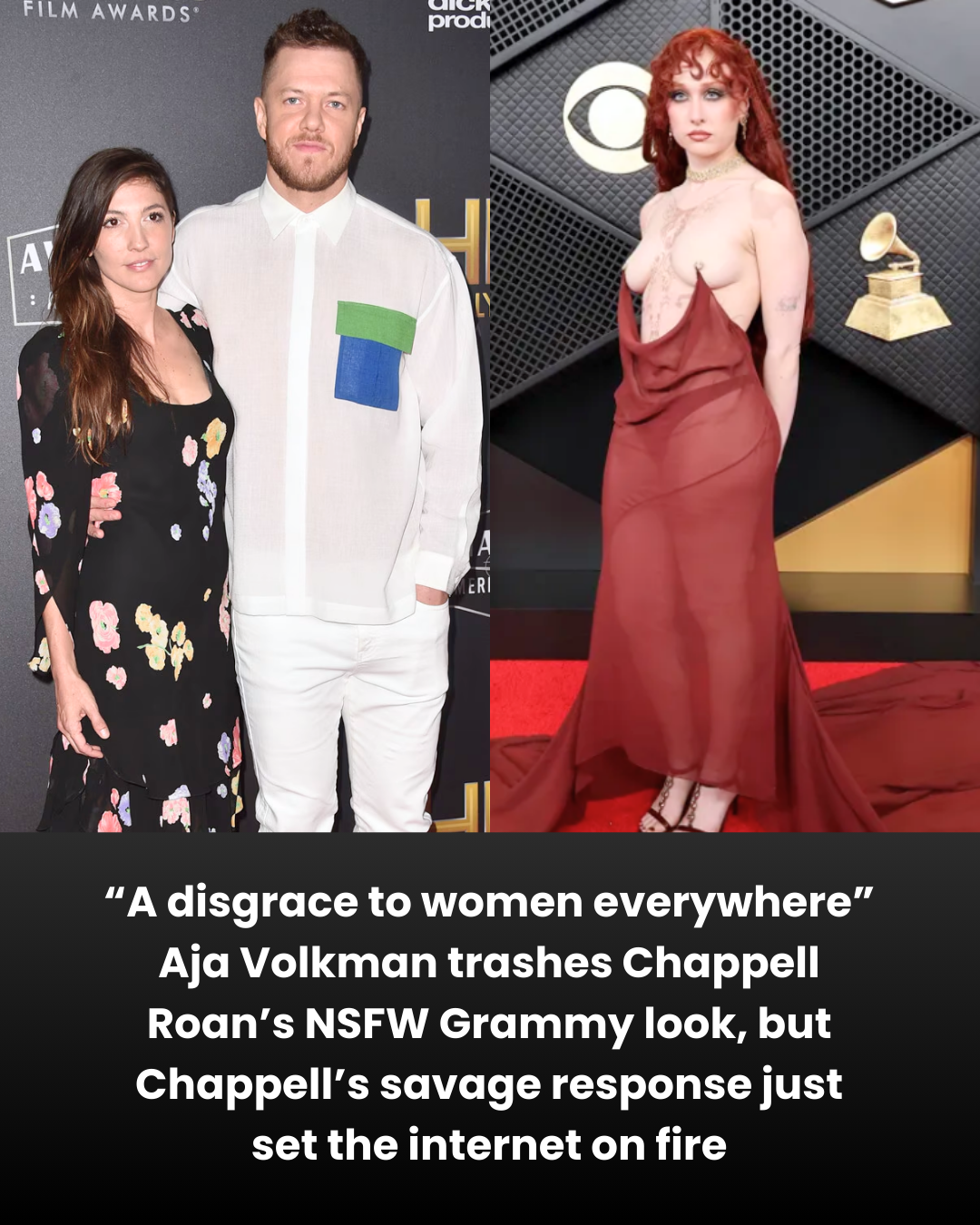 “A disgrace to women everywhere” Aja Volkman trashes Chappell Roan’s NSFW Grammy look, but Chappell’s savage response just set the internet on fire